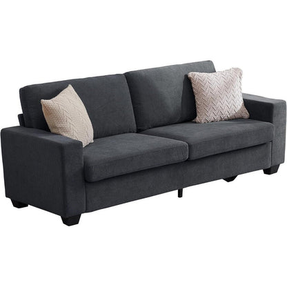 Canapé 3 places moderne de 83 pouces avec assises profondes, canapé nuage confortable pour le salon