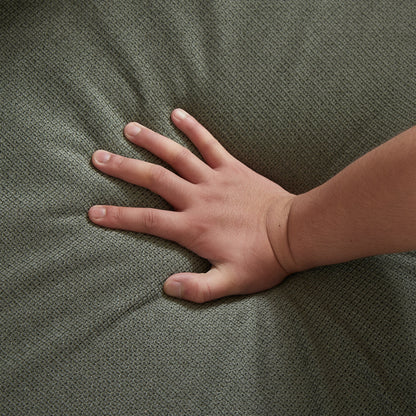 Canapé-lit convertible 2 en 1 en polyester 3 places avec matelas pliable pour salon