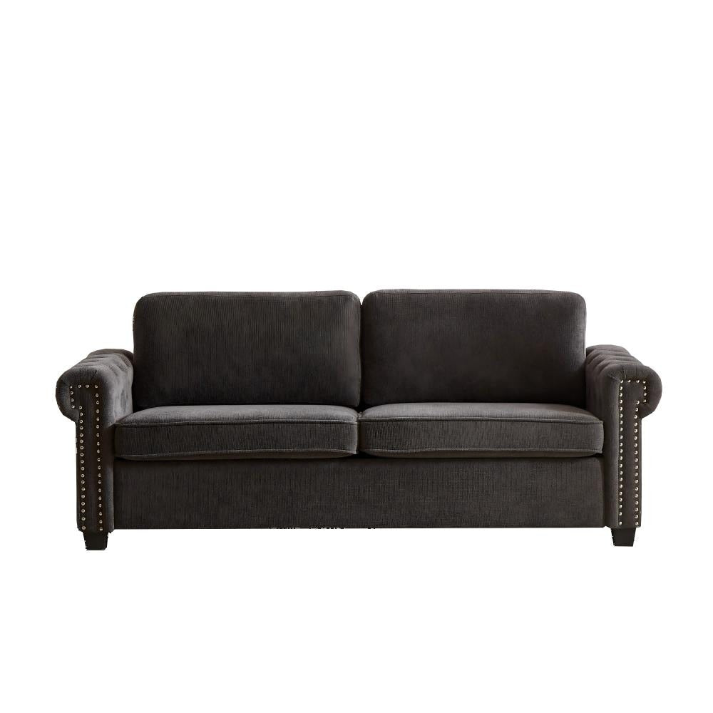 Canapé-lit convertible 2 en 1 en polyester de 83,8 po