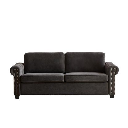 Canapé-lit convertible 2 en 1 en polyester de 83,8 po