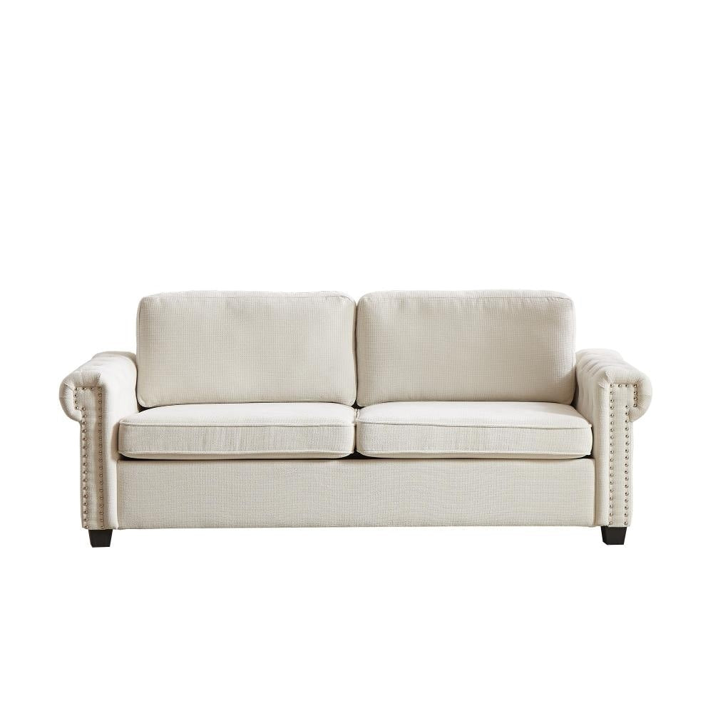 Canapé-lit convertible 2 en 1 en polyester de 83,8 po