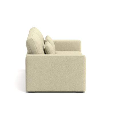 Canapé 3 places en tissu 83Fabric - Confort moelleux à double rembourrage pour salons modernes