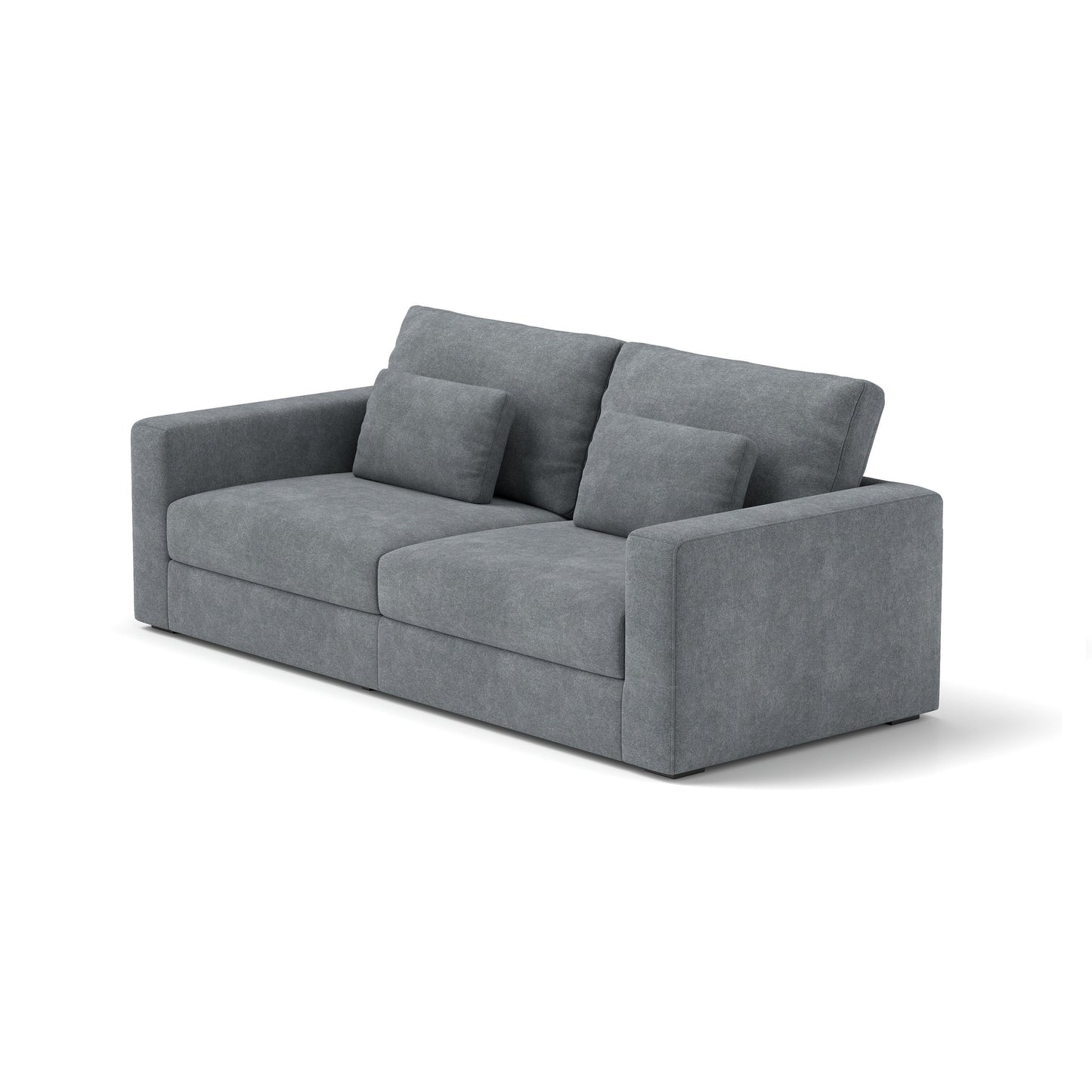 Canapé 3 places en tissu 83Fabric - Confort moelleux à double rembourrage pour salons modernes