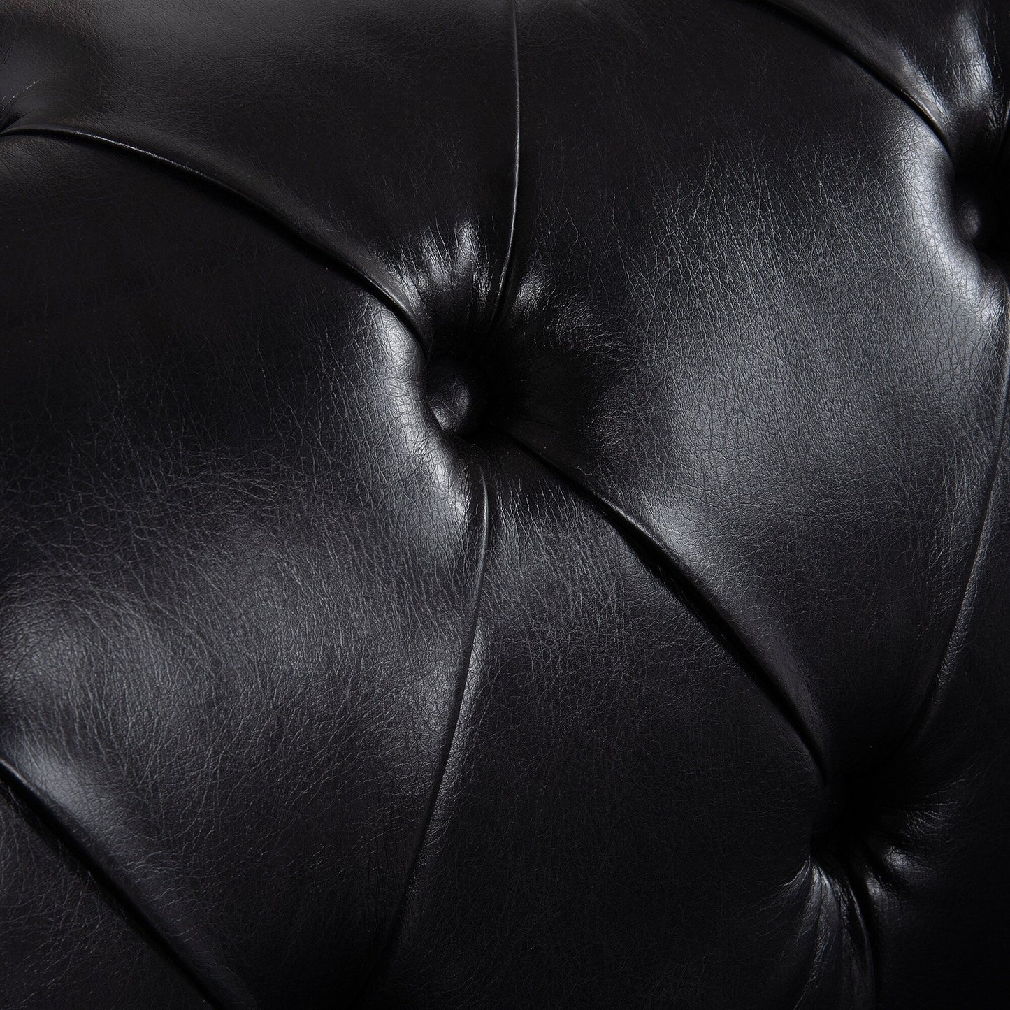 Canapé 3 places traditionnel en polyuréthane 84.06 avec accoudoirs carrés et coussins amovibles, assise à ressorts ensachés et base en fer