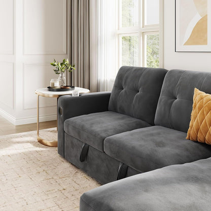 Canapé-lit 84 places, canapé-lit modulaire sectionnel Cloud avec rangement réversible