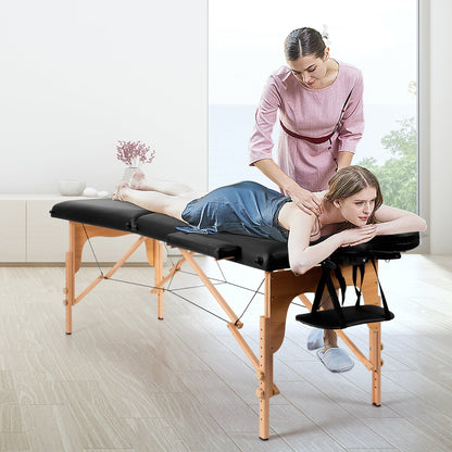 Table de massage portable Costway 84''L réglable pour le visage et le tatouage