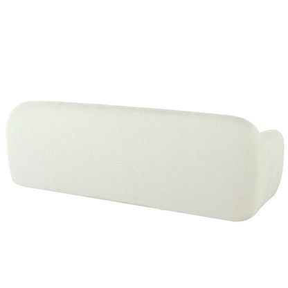 Canapé 3 places en tissu chenille de 85,8 pouces de large avec style capitonné