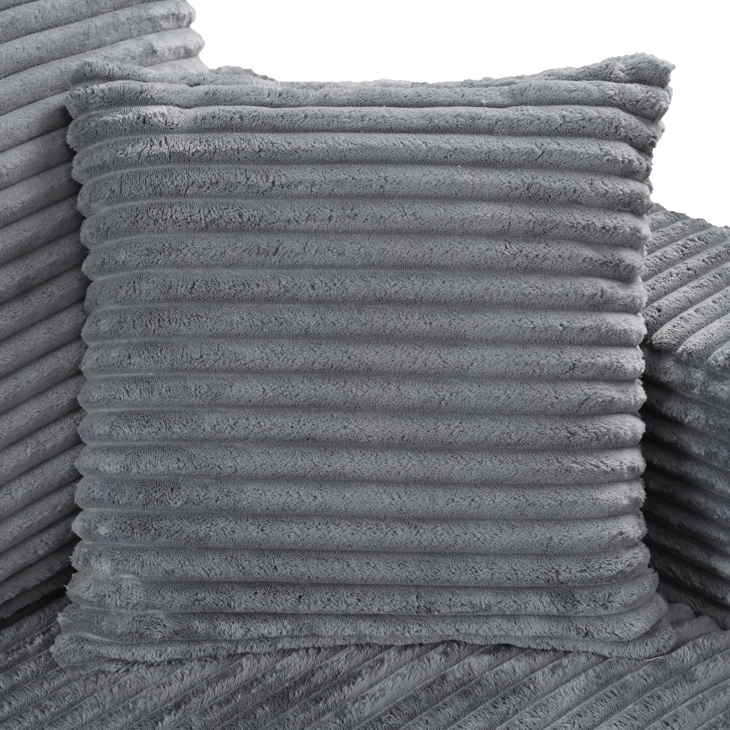 Canapé-lit en velours côtelé de 86,5 po avec 2 ports USB, porte-gobelets et capacité de charge de 250 kg