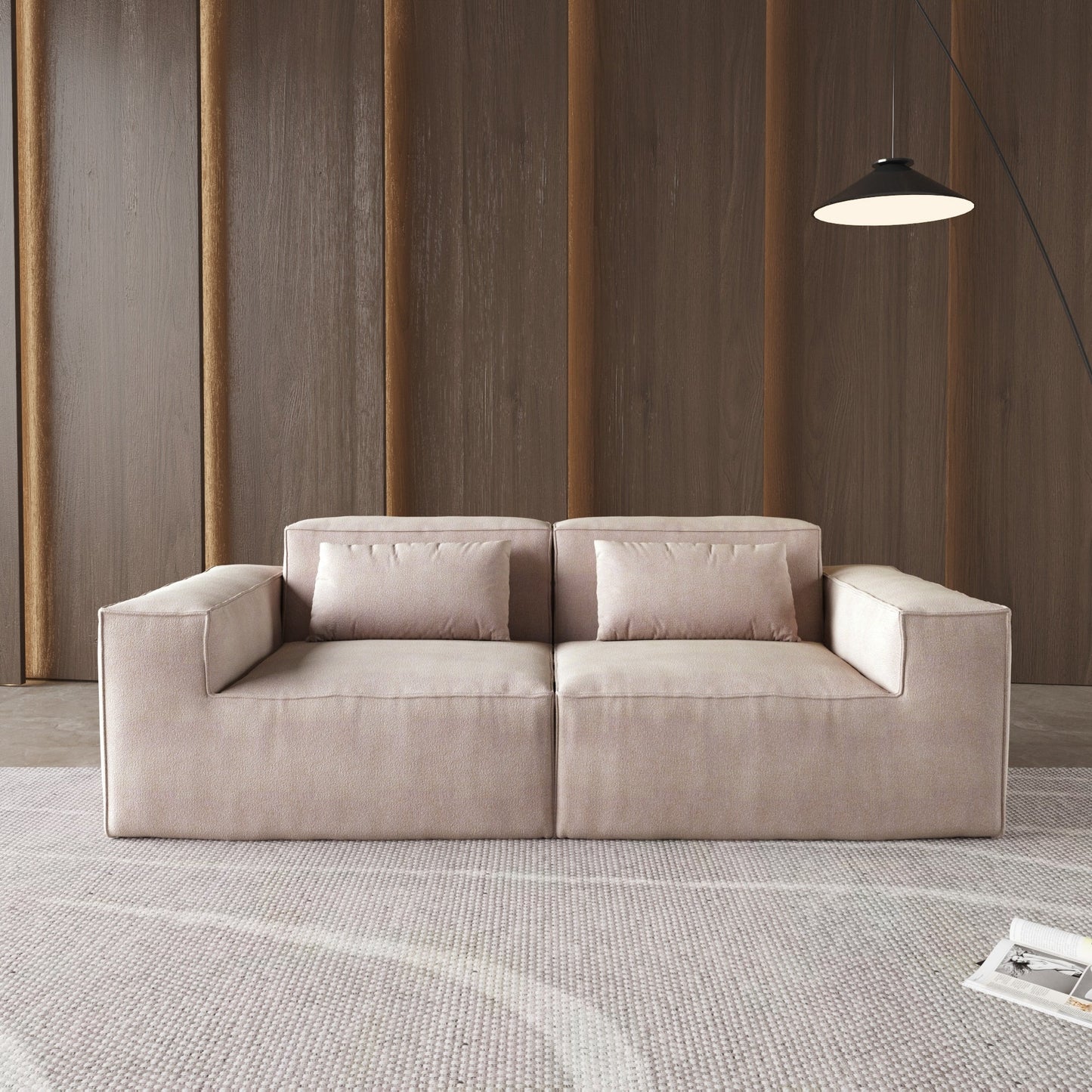 Canapé sectionnel modulaire 86,62 $, grand canapé causeuse Plus, canapés modernes et confortables en velours côtelé