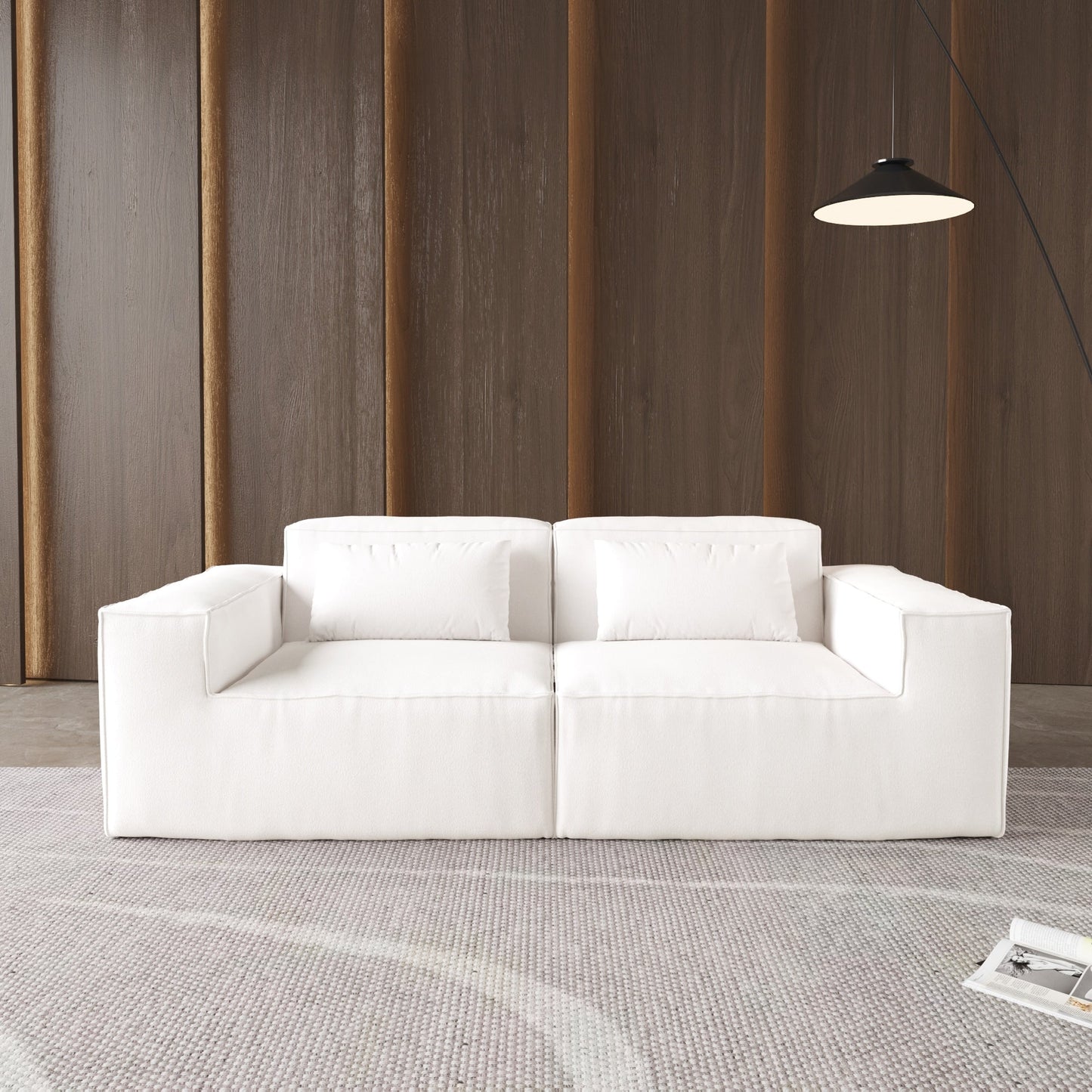 Canapé sectionnel modulaire 86,62 $, grand canapé causeuse Plus, canapés modernes et confortables en velours côtelé