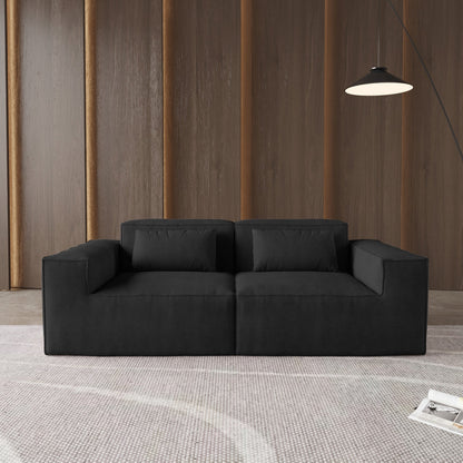 Canapé sectionnel modulaire 86,62 $, grand canapé causeuse Plus, canapés modernes et confortables en velours côtelé