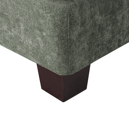 Canapé 3 places moderne de 87 pouces, rembourré, design chenille, pour le salon