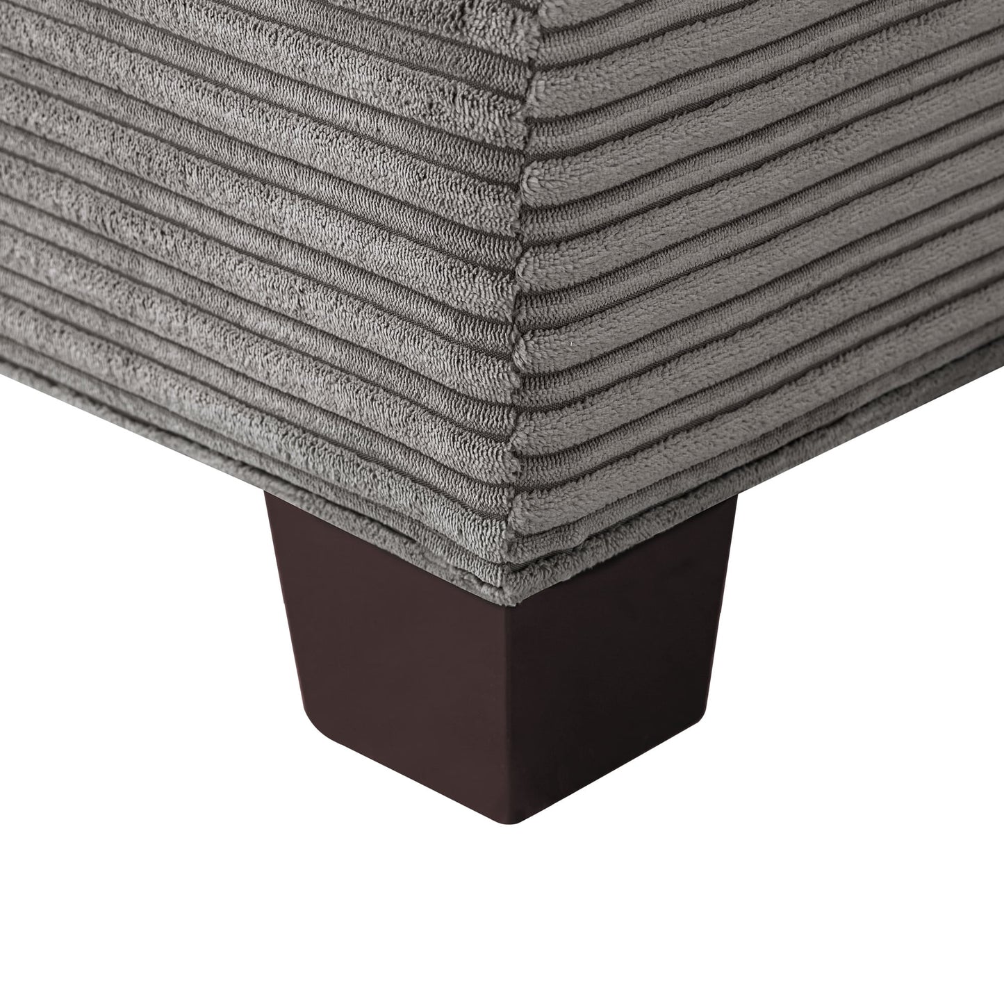 Canapé 3 places moderne de 87 pouces, rembourré, design chenille, pour le salon