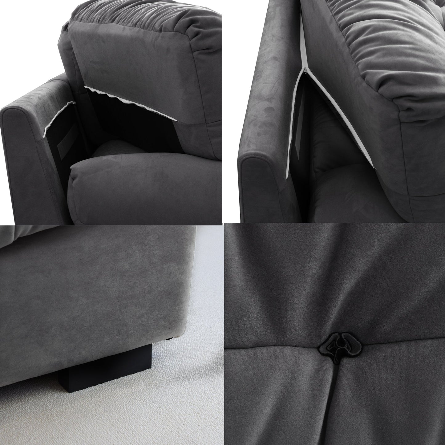 89 Canapé capitonné en forme de nuage