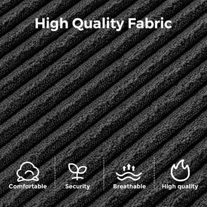 Canapé-lit pliant en velours côtelé 8 places, simple