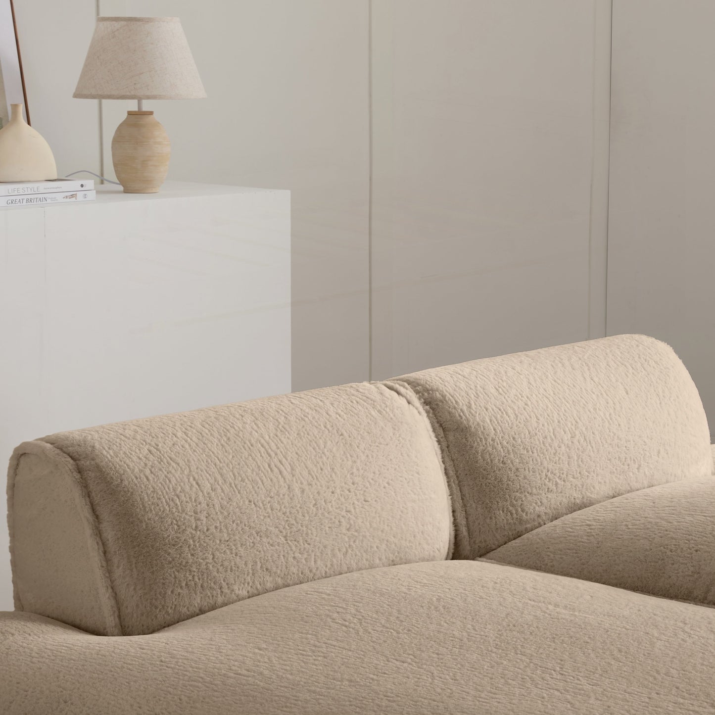 Canapé sectionnel modulaire surdimensionné de 90 pouces