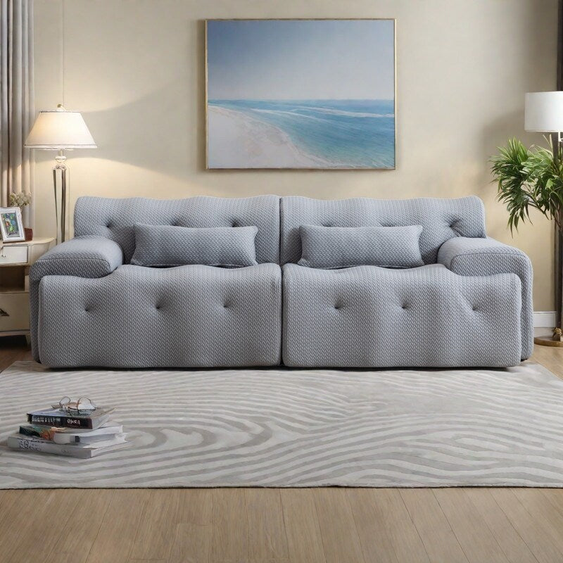 Canapé 2 places à ressorts en mousse 90, conception sans assemblage