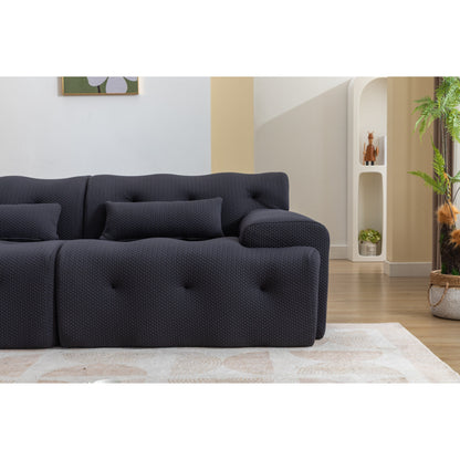 Canapé 2 places à ressorts en mousse 90, conception sans assemblage