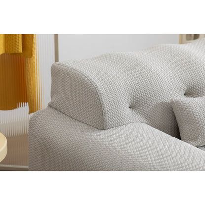 Canapé 2 places à ressorts en mousse 90, conception sans assemblage