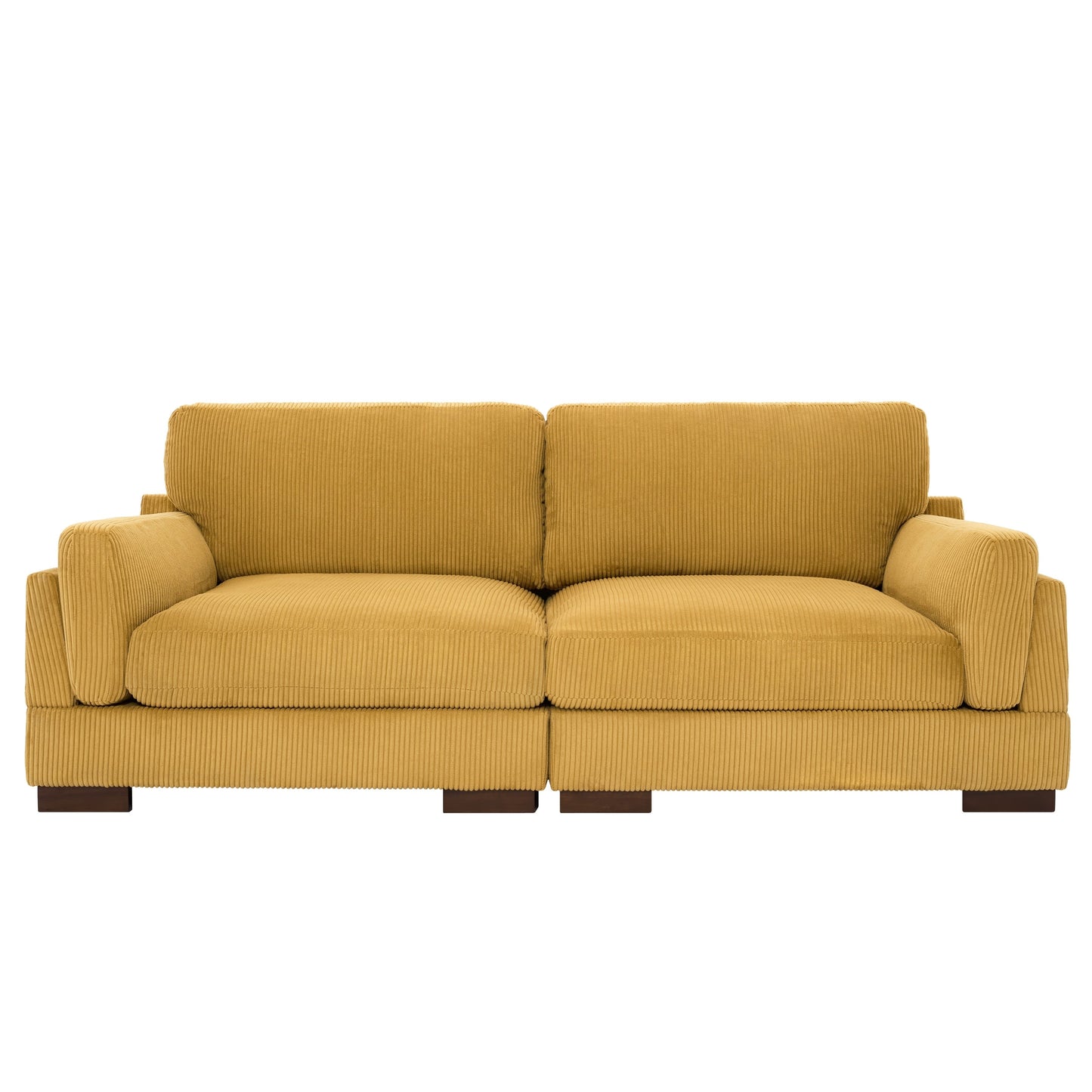 Canapé causeuse 90 Canapé en velours côtelé moderne et confortable