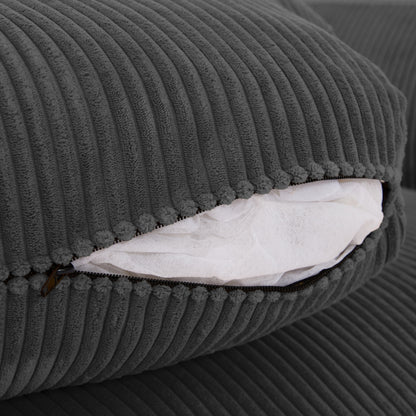 Canapé causeuse 90 Canapé en velours côtelé moderne et confortable