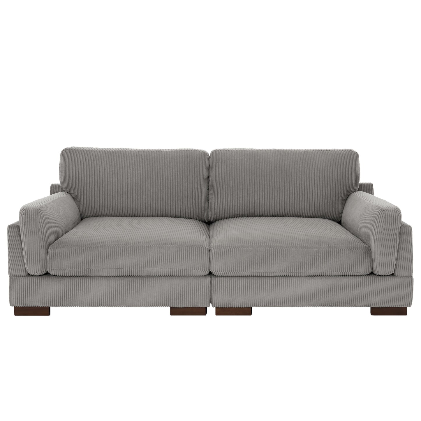 Canapé causeuse 90 Canapé en velours côtelé moderne et confortable