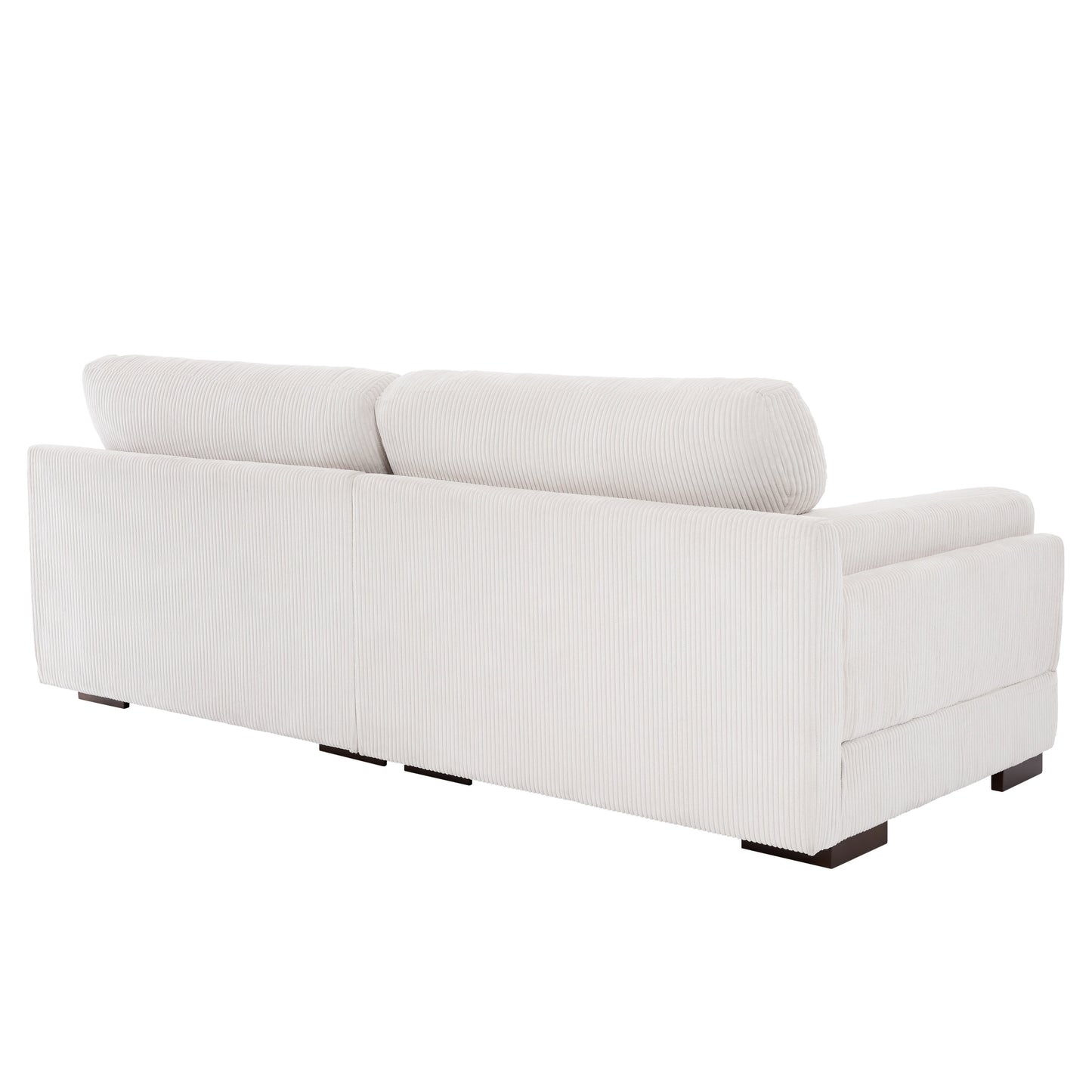 Canapé causeuse 90 Canapé en velours côtelé moderne et confortable