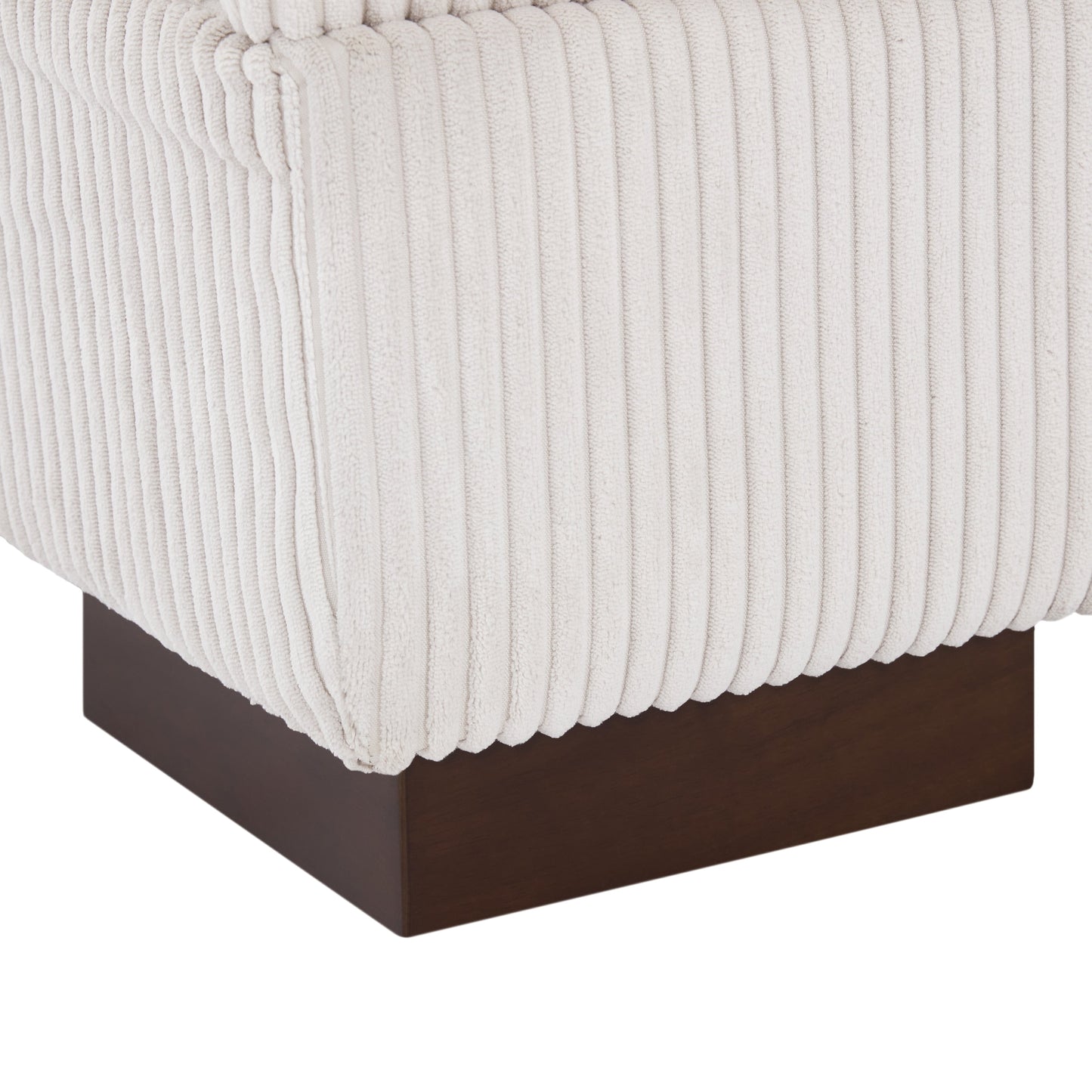 Canapé causeuse 90 Canapé en velours côtelé moderne et confortable