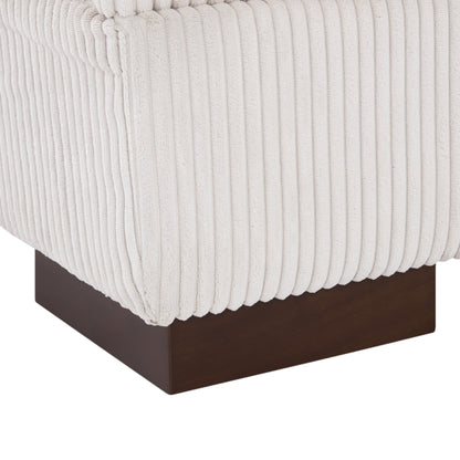 Canapé causeuse 90 Canapé en velours côtelé moderne et confortable