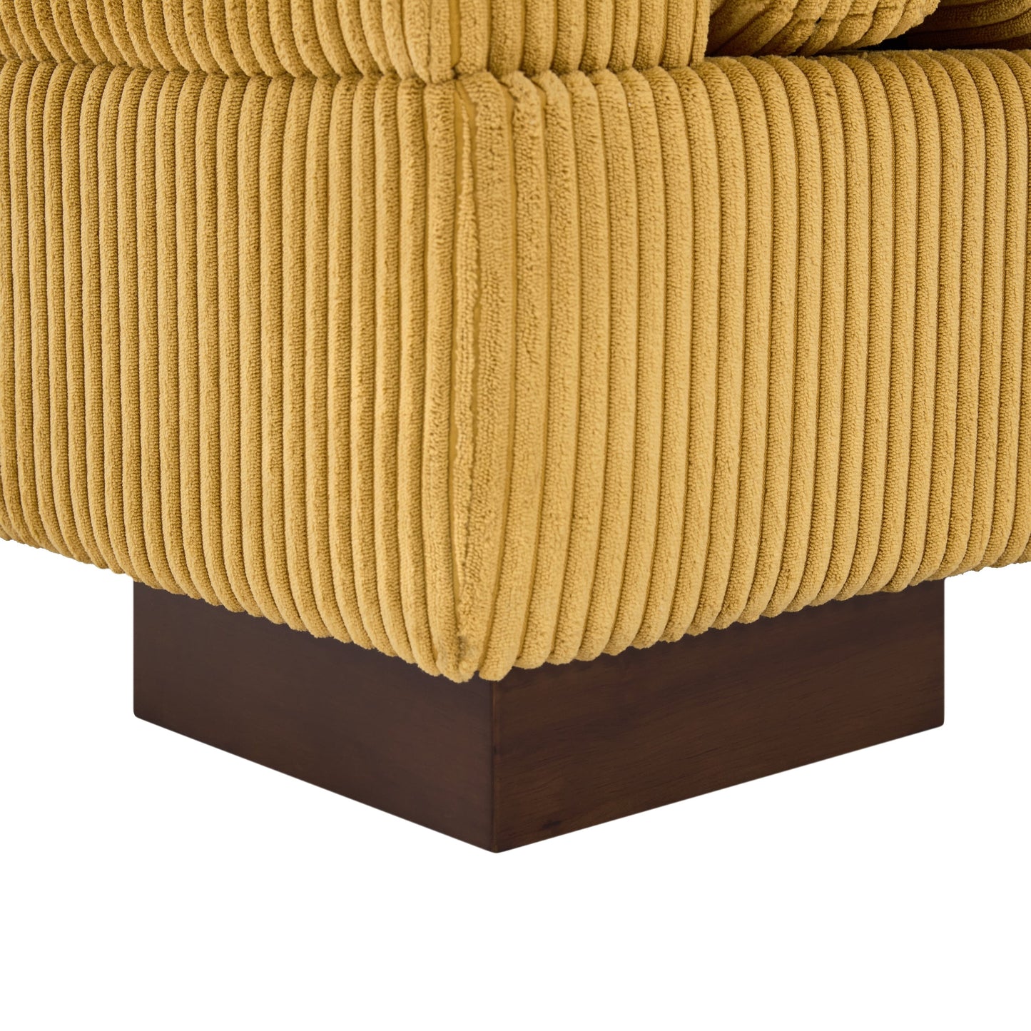 Canapé causeuse 90 Canapé en velours côtelé moderne et confortable