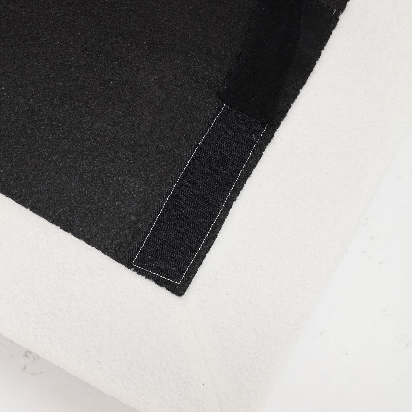 Canapé 2 places en tissu de 96,46 pouces, confortable et rembourré, style nuage, pieds en plastique, pour salon et appartement