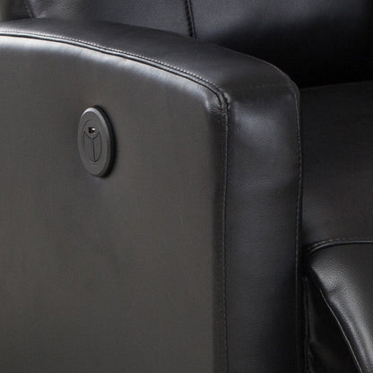 Fauteuil de lecture inclinable électrique AC Pacific Modern en similicuir