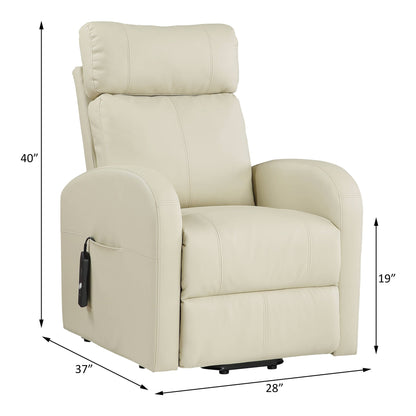 Fauteuil inclinable ACME Ricardo avec relevage électrique en beige