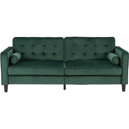 Canapé moderne du milieu du siècle AECOJOY 84.2 avec 2 coussins traversins