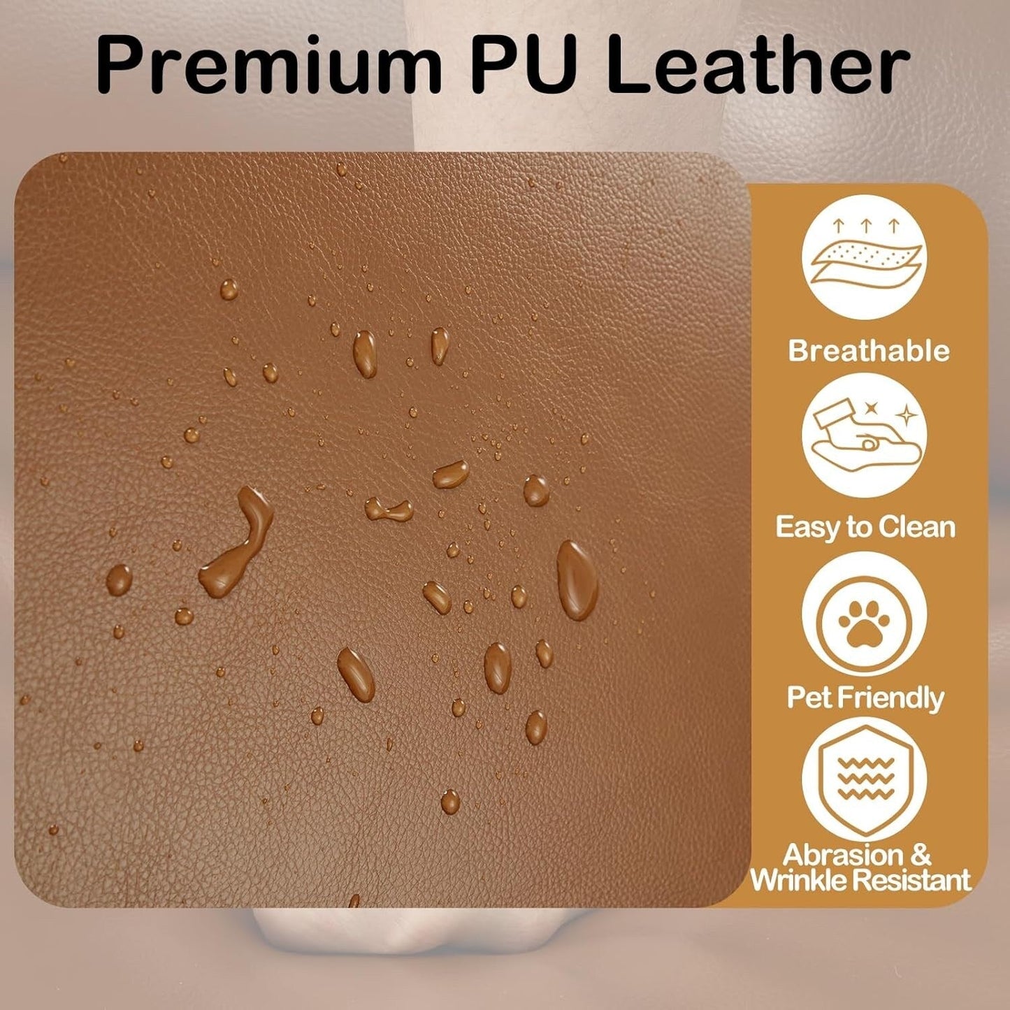 Canapé sectionnel inclinable électrique AECOJOY, canapé-lit en cuir PU avec méridienne de rangement, dossier et repose-pieds réglables