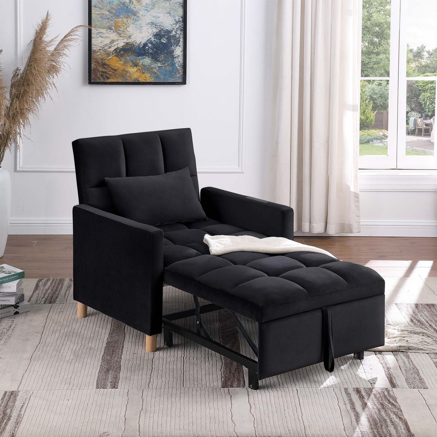 Fauteuil-lit convertible Aukfa avec oreiller