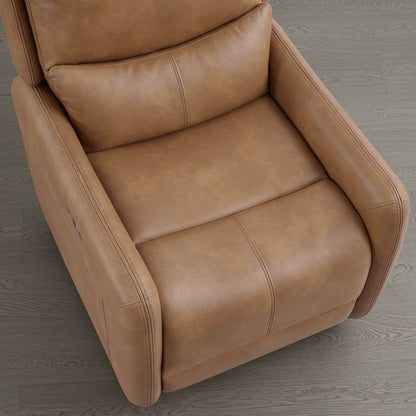 Fauteuil inclinable pivotant électrique Adalyn avec coussin lombaire
