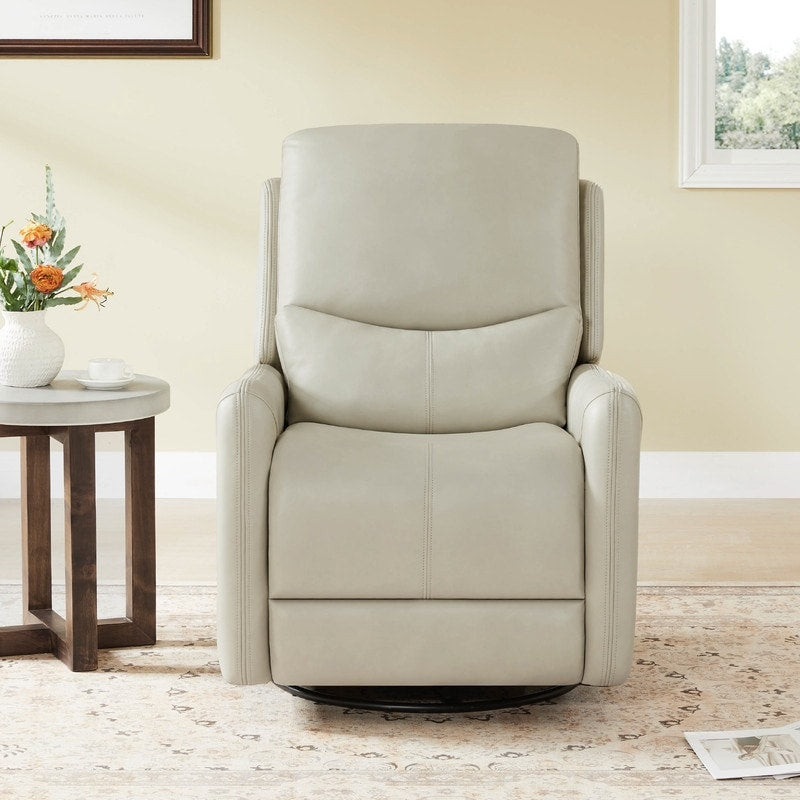 Fauteuil inclinable pivotant électrique Adalyn avec coussin lombaire