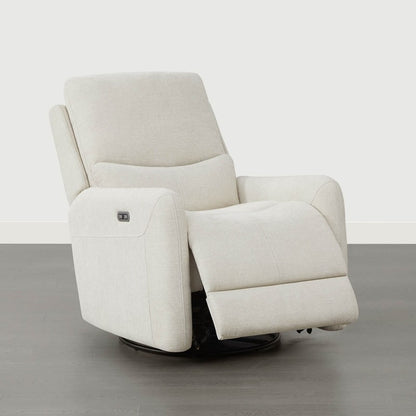Fauteuil inclinable pivotant électrique Adalyn avec coussin lombaire