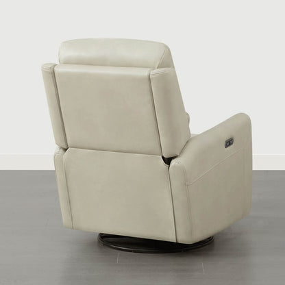 Fauteuil inclinable pivotant électrique Adalyn avec coussin lombaire