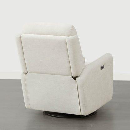 Fauteuil inclinable pivotant électrique Adalyn avec coussin lombaire