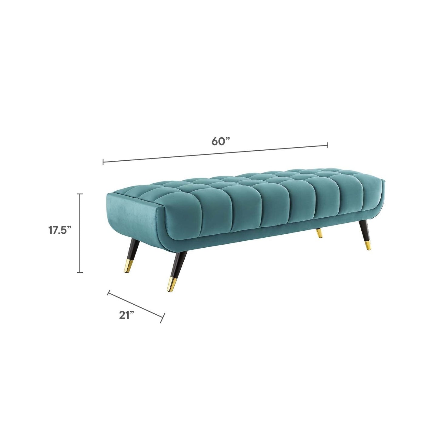 Banc en velours Adept 60 Performance