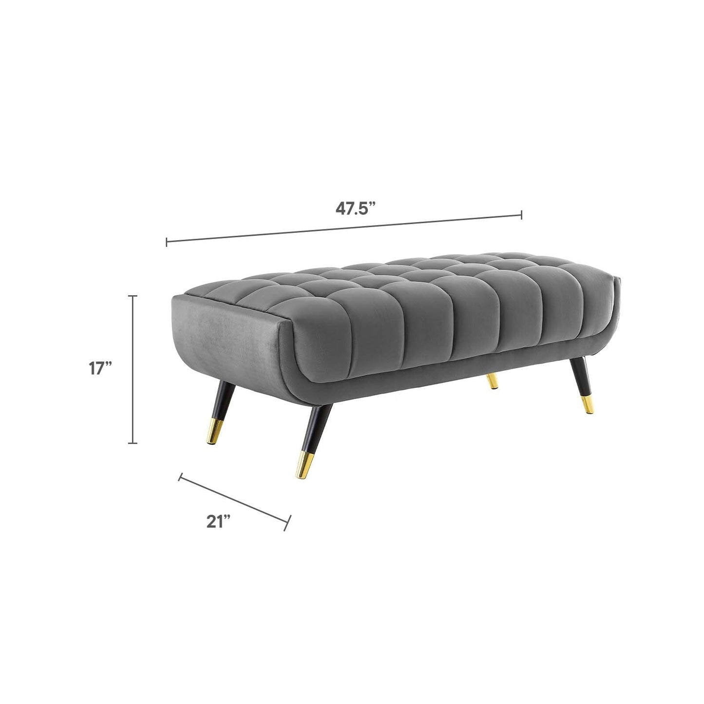 Banc en velours Adept 60 Performance