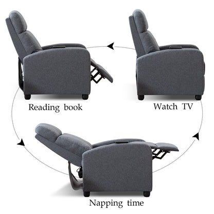 Fauteuils inclinables réglables pour le salon