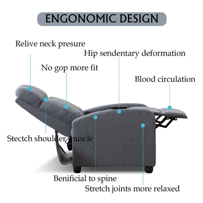 Fauteuils inclinables réglables pour le salon