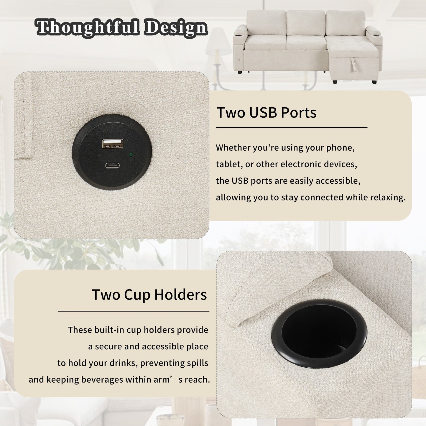 Canapé convertible abordable : un meuble compact pour les petits espaces