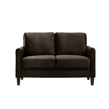 Ensemble de salon avec accoudoirs en velours Clayfell Airell