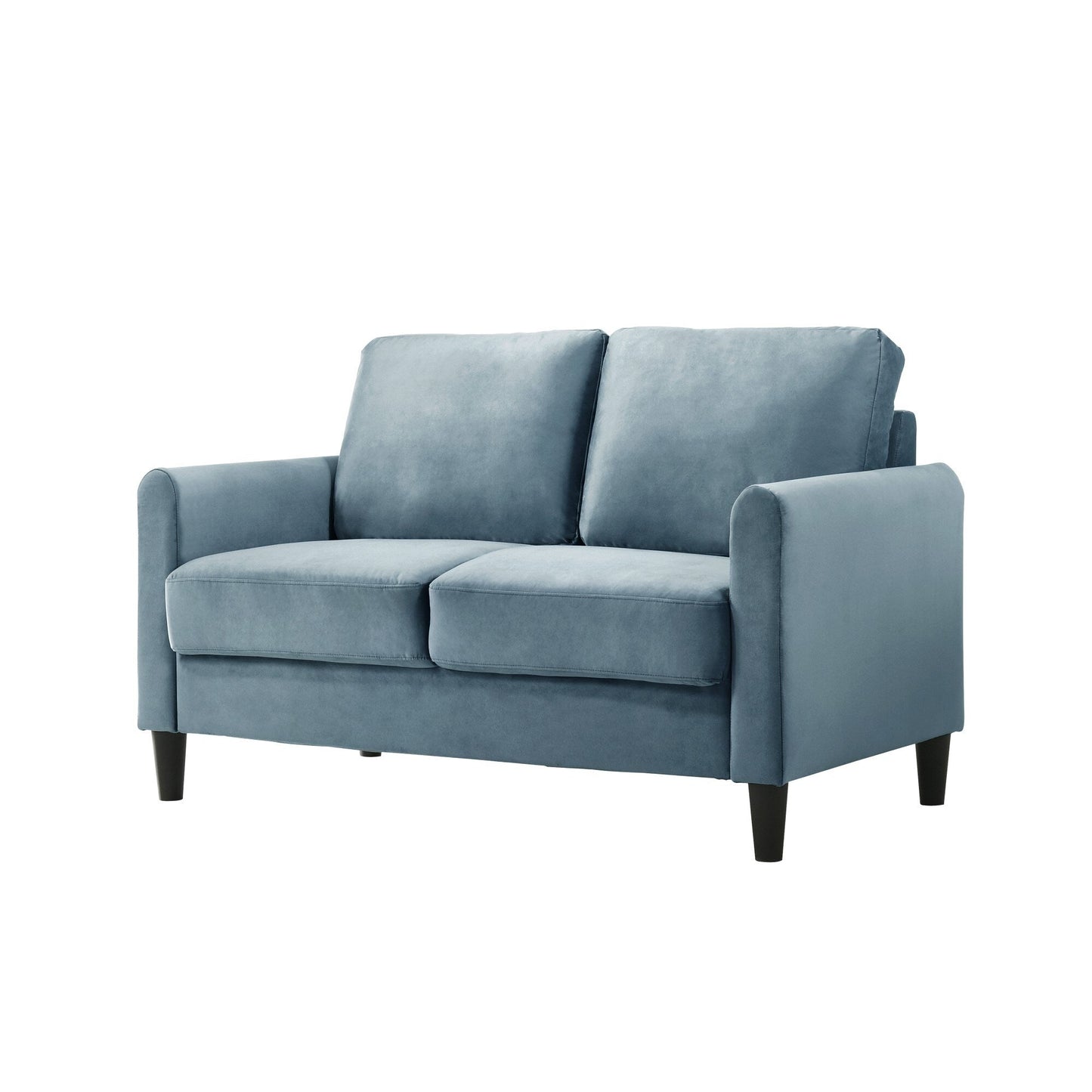 Ensemble de salon avec accoudoirs en velours Clayfell Airell