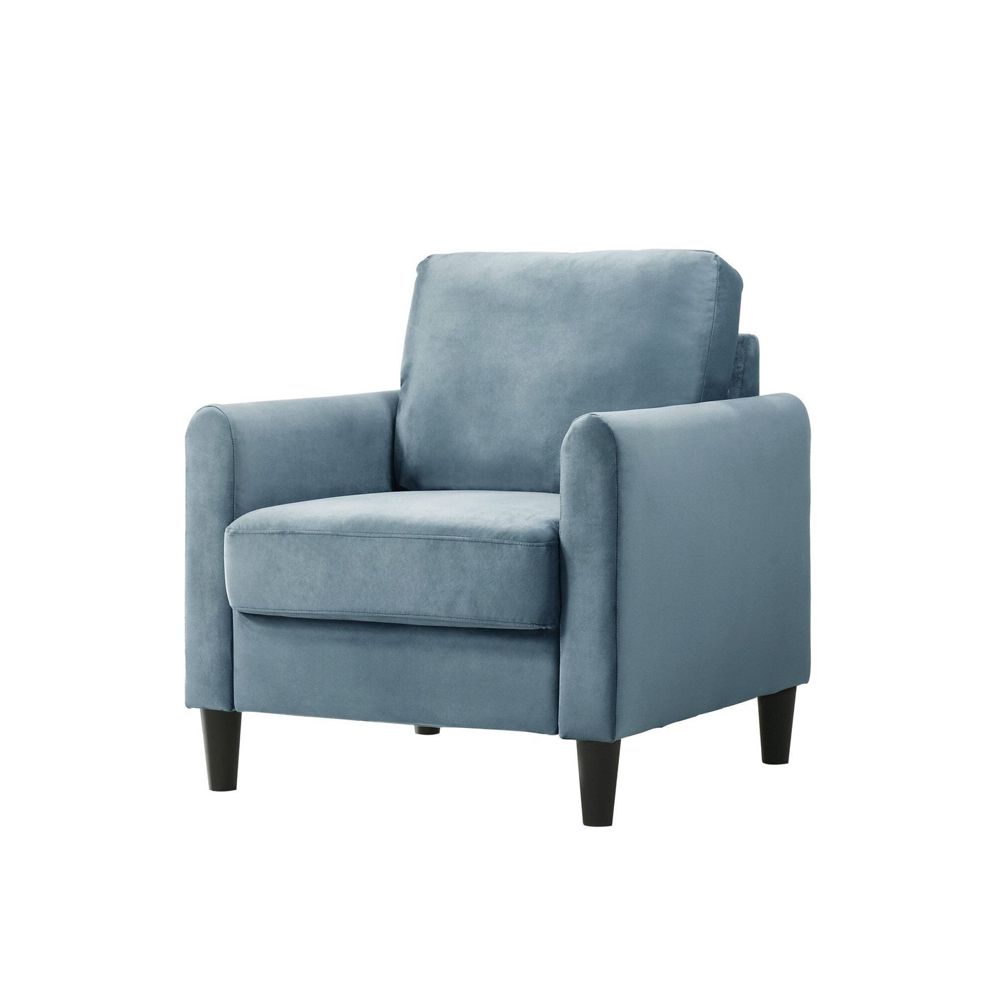 Ensemble de salon avec accoudoirs en velours Clayfell Airell