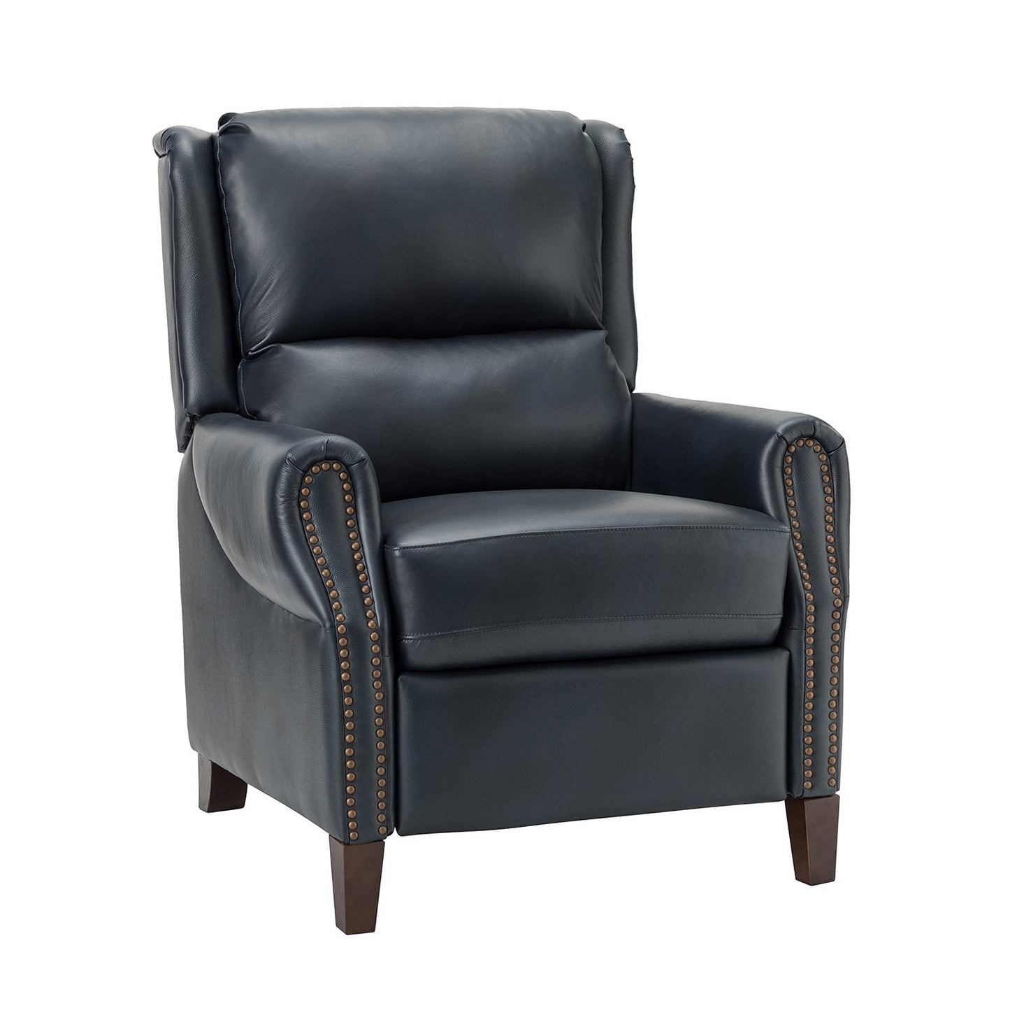 Fauteuil inclinable manuel large en cuir véritable Alicia 32,68